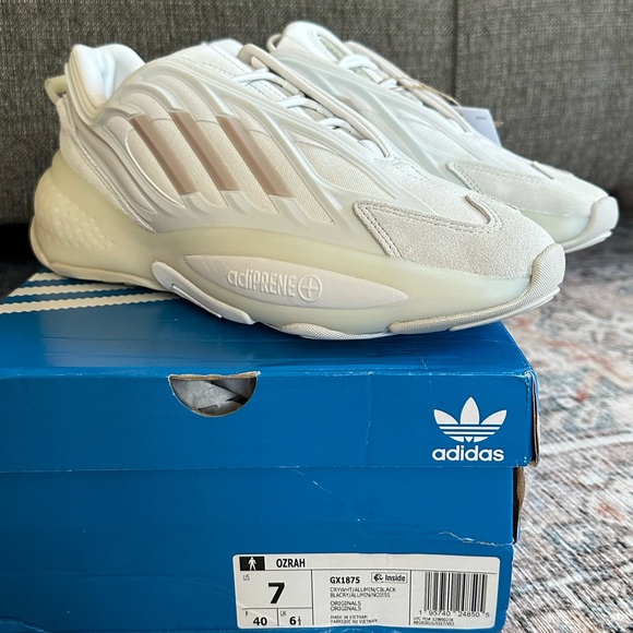 Men’s Size 7 - adidas Ozrah White, NIB, new in box, GX1875 - Picture 1 of 3